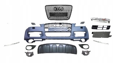 Audi q7 4l рестайлінг  2009-2015 бампер передній перед фото №1