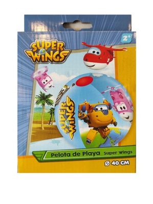 Piłka plażowa SUPER WINGS 40 cm nowa 2+