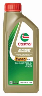 OLEJ CASTROL 5W40 1L EDGE A3/B4 / SN/CF / 229.3 229.5 226.5 / 502.00 505.00