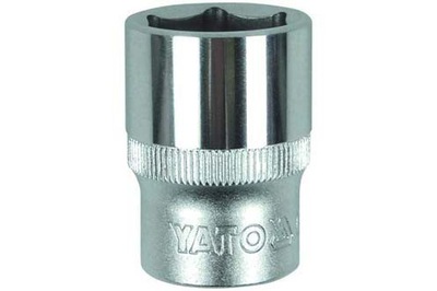 NASADKA KRÓTKA 6-KĄTNA CHROMOWANA 1/2'' 21MM