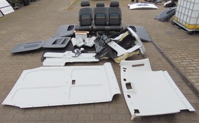 Задняя заднее сиденье сиденья 2 drugi ряд переходник van vw caddy 3 iii lift europa фото №1