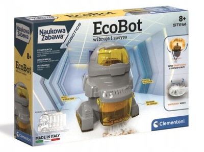 CLEMENTONI NAUKOWA ZABAWA SPRZĄTAJĄCY ROBOT ECOBOT