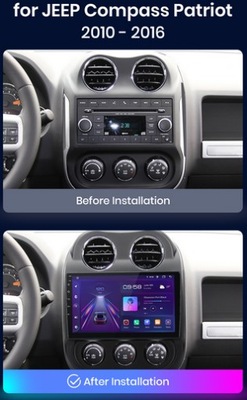 Radio nawigacja Jeep Compass Patriot ANDROID 2010-