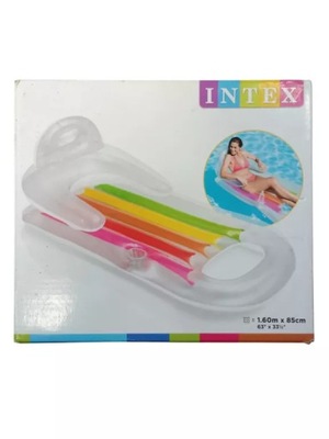 MATERAC DO PŁYWANIA DMUCHANY INTEX 58802 - BIAŁY