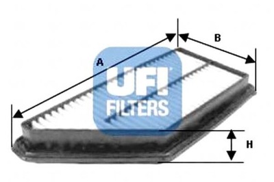 FILTRO AIRE DAEWOO TACUMA 1.6-2.0 00- UFI  