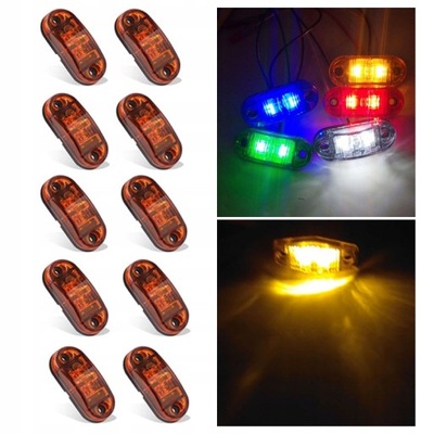 ФОНАРИ ГАБАРИТ DIODOWE 6 LED (СВЕТОДИОД ) 12V/24V 20SZT