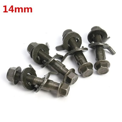 NEW 4PCS 14MM 12MM WHEEL ALIGNMENT CAMBER ADJUSTMENT SCREW BOLT НАБІР ~18383