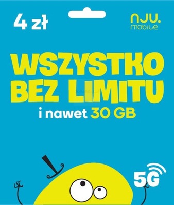 Starter nju mobile BEZ TERMINU WAŻNOŚCI