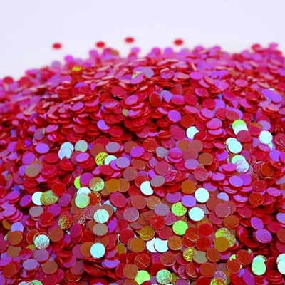 10G MUCHO ROZMIAROEN 1-2MM CEKINOWE PAILLETTES EN KSZTALCIE PLASKICH KROPEK  