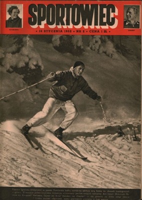 SPORTOWIEC - OPRAWIONY ROCZNIK 1952 - NUMERY 2-52
