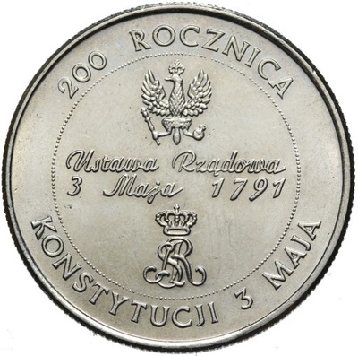 Polska - 10000 Złotych 1991 - KONSTYTUCJA 3 MAJA