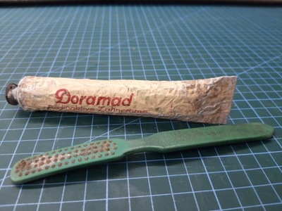 niemiecka pasta do zębów DORAMAD III rzesza WWII Wehrmacht wojna