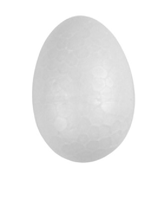 Jajko styropianowe 5 cm 10 sztuk