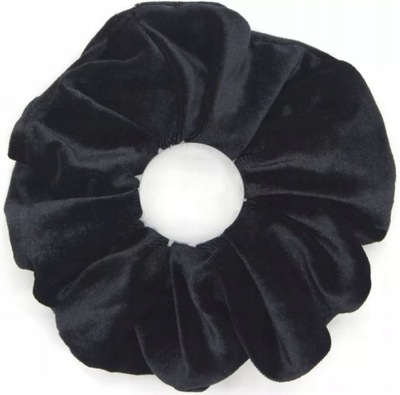 GUMKA DO WŁOSÓW WELUR SCRUNCHIE DUŻA AKSAMITKA QW1