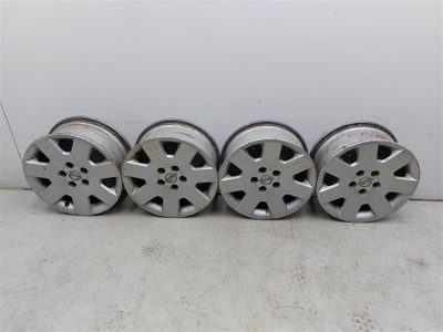 DISCOS DE ALEACIÓN LIGERA (DE TITANIO) LLANTAS DE ALUMINIO OPEL OMEGA B RESTYLING 7.0X15 5X110 JUEGO ORIGINAL 94-99  