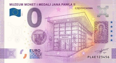 0 Euro Częstochowa - Muzeum Monet i Medali Jana Pawła II