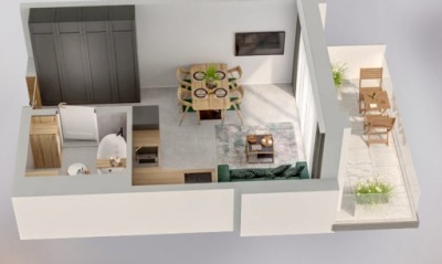 Mieszkanie, Warszawa, 25 m²