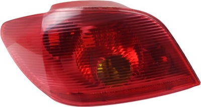 Peugeot 307 hb лампа левая задняя задняя europa фото №1