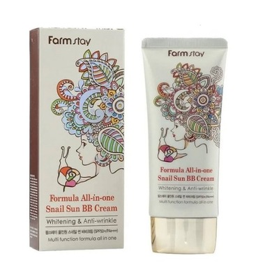 FARMSTAY Snail Sun BB Cream SPF50+ 50g