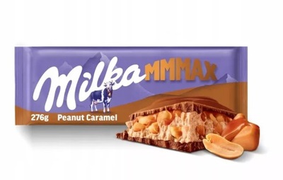 CZEKOLADA MILKA MMMAX PEANUT CARAMEL