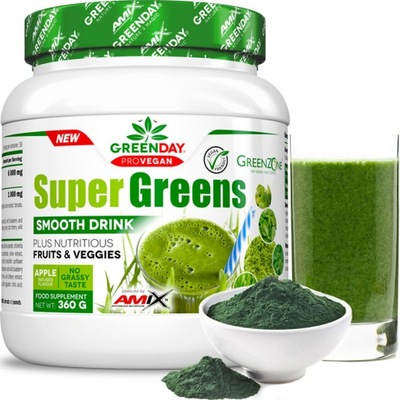 Super Greens 360g Amix GreenDay Naturalne witaminy