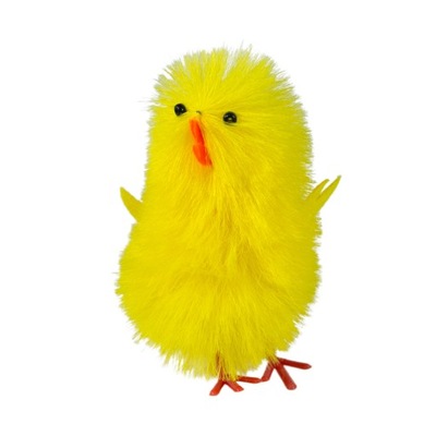 Kurczaczek wielkanocny 8 cm 1 szt. żółty kurczak do stroików kura ozdoba