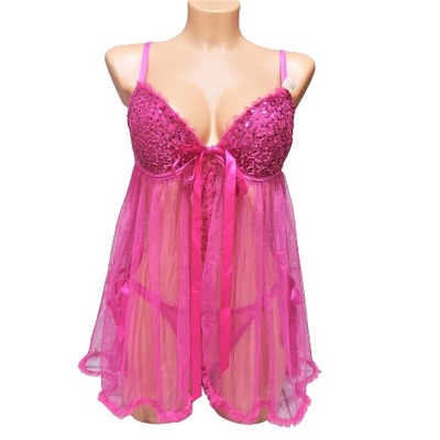 M 38 Boux Avenue Annalise Babydoll+Thong 75B 75C