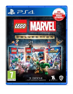 LEGO MARVEL Kolekcja PL PS4 Collection 3 Gry Heroes