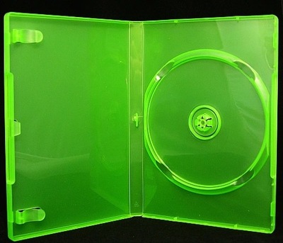 Pudełka na płyty płytę XBOX zielone 50 sztuk