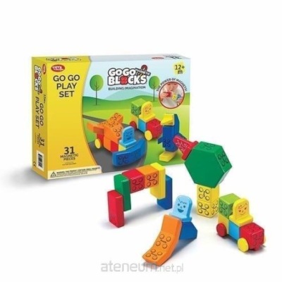 Klocki magnetyczne klasyczne 31el