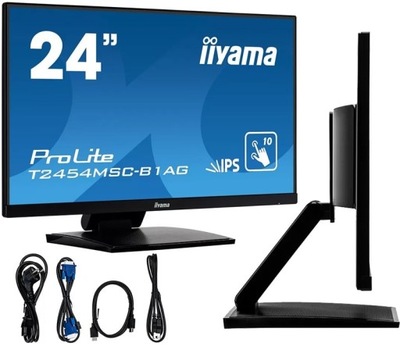 Monitor dotykowy iiyama ProLite T2454MSC-B1AG 24 IPS LED /VGA, HDMI,