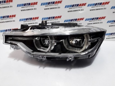 Bmw f30 f31 lci рестайлинг  фара фара перед led левая 7471305 фото №1