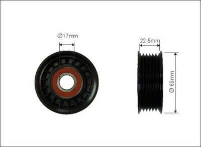 РОЛИК NAPINACZA MAZDA 3 BL 1.6 MZR 2008-2014