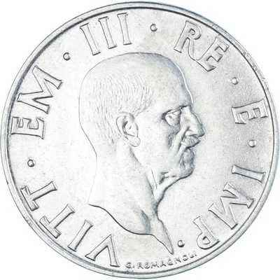Moneta, Włochy, 2 Lire, 1939