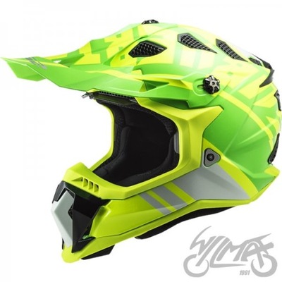 HELMET LS2 MX700 SUBVERTER EVO GAMMAX H-V YEL-GR 3XL  