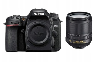 Nikon D7500 korpus + AF-S DX18-105mm
