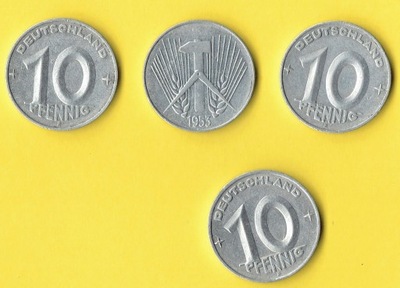 NRD - 10 Pfennig 1953 r. E