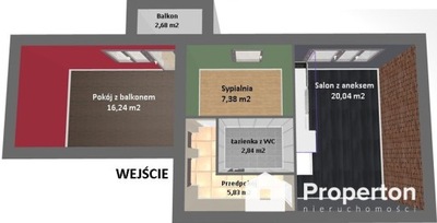 Mieszkanie, Głubczyce, 52 m²