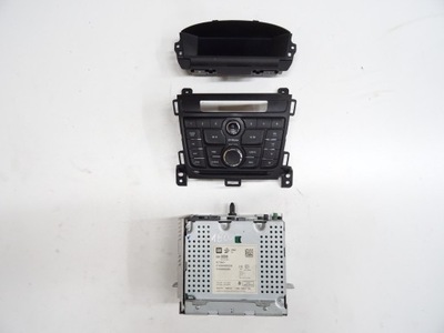 Opel zafira c панель радио дисплей кондиционера комплект фото №1