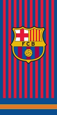 FC BARCELONA Ręcznik kąpielowy 70 X 140 cm Bawełna