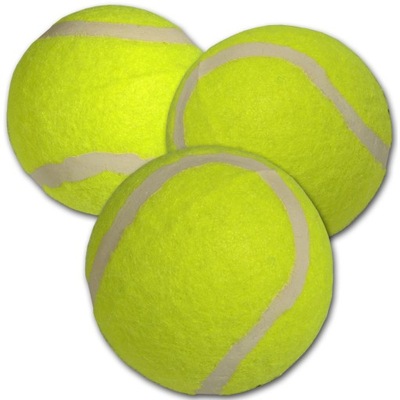 Piłki do tenisa ziemnego - piłeczki tenisowe 3 sztuki
