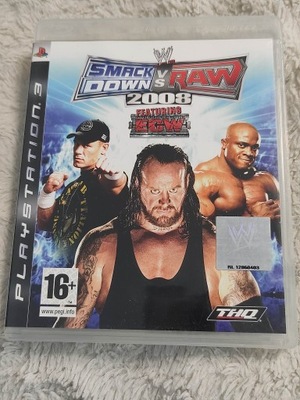PS3 SMACKDOWN RAW 2008 WWE MMA GRA PLAYSTATION
