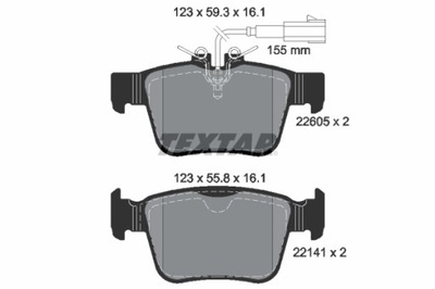 PADS BRAKE - SET Q+ 2260501  