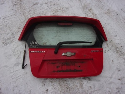 Chevrolet spark m300 крышка багажника задняя багажника комплектная фото №1