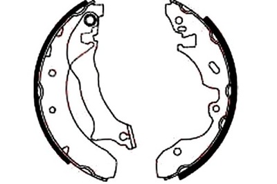 Trw тормозные колодки тормозные ford mondeo i mondeo ii 1.6- фото №1