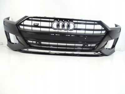 Бампер передній audi a7 c8 s7 s-line новий оригінал + решітка радіатора s7 black фото №1