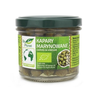 Kapary marynowane BIO 100 g (50 g) Bio Planet