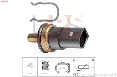 SENSOR TEMPERATURA DE LÍQUIDO REFRIGERACIÓN VW A4/A6/PA 1-830-278  