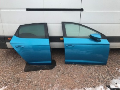 Дверь левая задняя seat leon iii lw5n 5f0 идеальное состояние фото №1