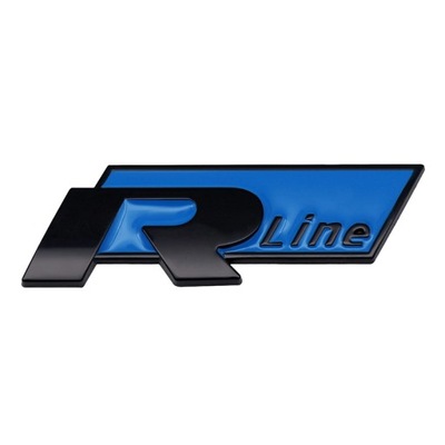 R-LINE EMBLEMA VOLKSWAGEN INSIGNIA PARA SANTANA POLO PASSAT SHARAN 7.1X2.4CM  